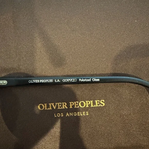 Oliver Peoples Gregory Peck Black Sunglasses - Picture 8 of 9